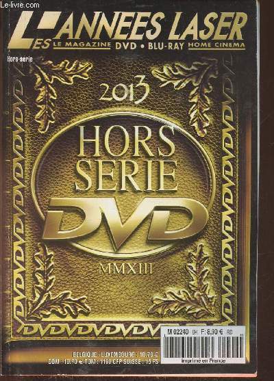 Les annes laser Hors srie DVD 2013- Films,sries comdies musicales parus en DVD en 2013