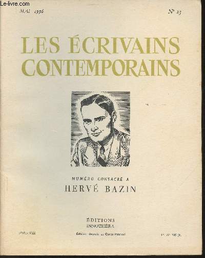 Les crivains contemporains n23- Mai 1956-v