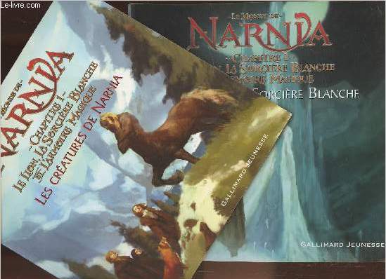 Le monde de Narnia Chapitre 1: le lion, la sorcire blanche et l'armoire magique- 2 volumes: Edmund et la Sorcire Blanche+ Les cratures de Narnia