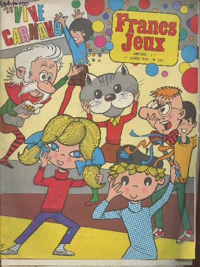 Francs Jeux n553- 1er Fvrier 1970- Ouvrage dpliable
