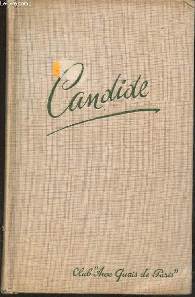 Candide suivi de L'ingnu- Le crocheteur borgne et Cosi-Sancta