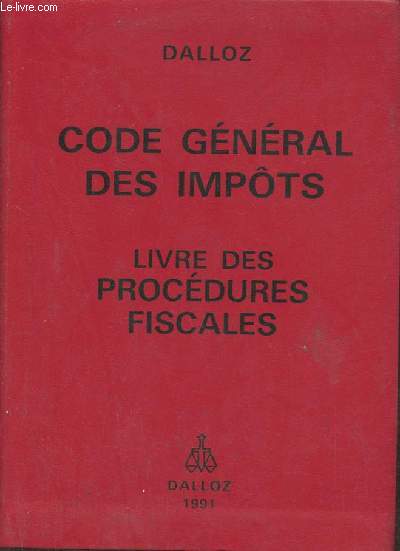 Code gnral des impts- Livre des procdures fiscales