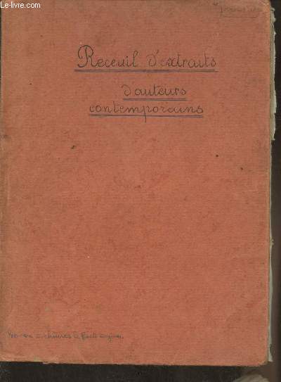 Dans le jardin des lettres parmi nos auteurs contemporains- Journes du livre 1936