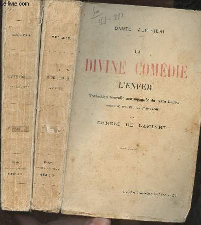 La divine comdie Le purgatoire + L'Enfer (2 volumes) - Traduction nouvelle accompagne du texte italien avec une introduction et des notes par Ernest de Laminne