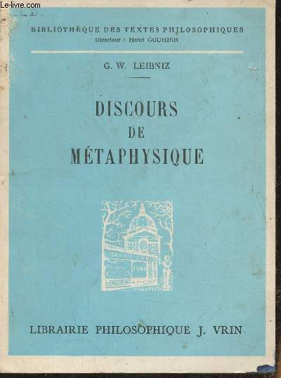 G.W. Leibniz- Discours de mtaphysique