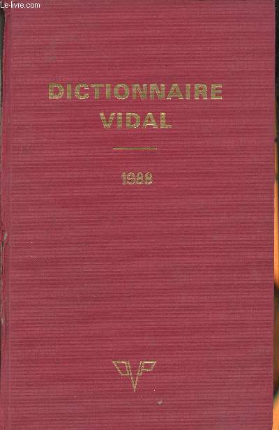 Dictionnaire Vidal 1988