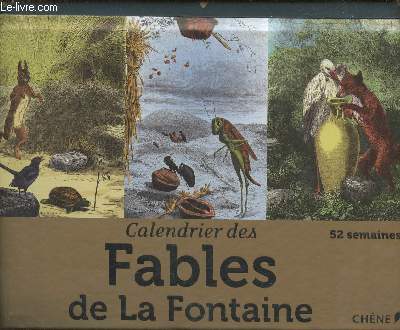 Calendrier des Fables de La Fontaine- 52 semaines