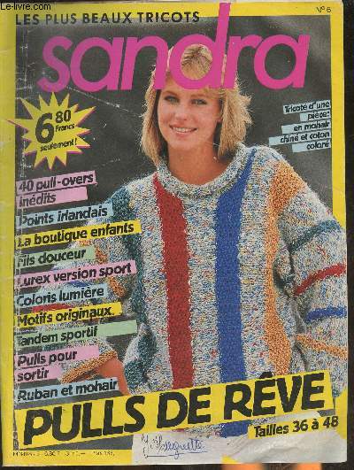 Sandra, les plus beaux tricots n6