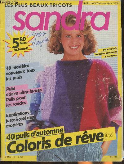 Sandra, Les plus beaux tricots- Brigitte-spcial hors-srie n3
