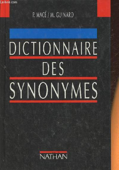 Dictionnaire des synonymes