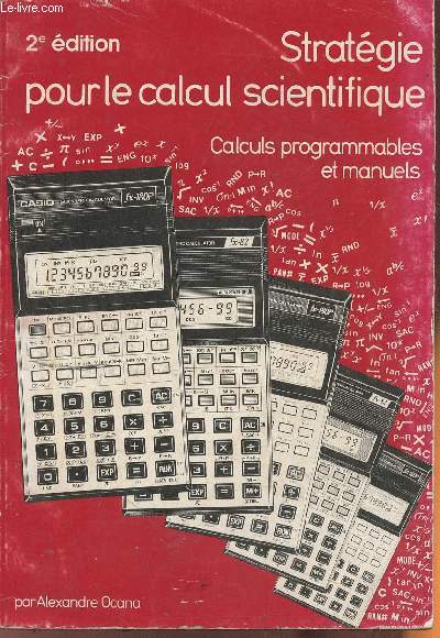 Stratgie pour le calcul scientifique- Calculs programmables et manuels