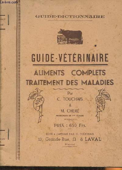 Guide-vtrinaire- Aliments complets, traitement des maladies