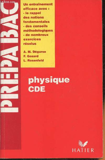 Prepabac- Physique CDE, mthode de l'exercice de physique au BAC