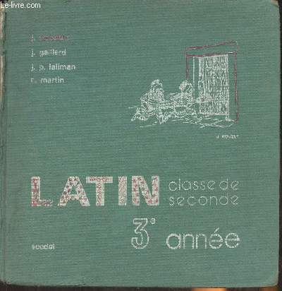 Latin classe de seconde, 3e anne