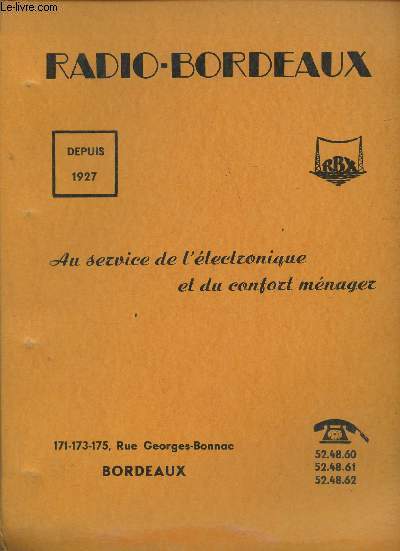 Catalogue Radio-Bordeaux