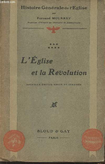 L'Eglise et la rvolution (1775-1823)- Histoire gnrale de l'Eglise