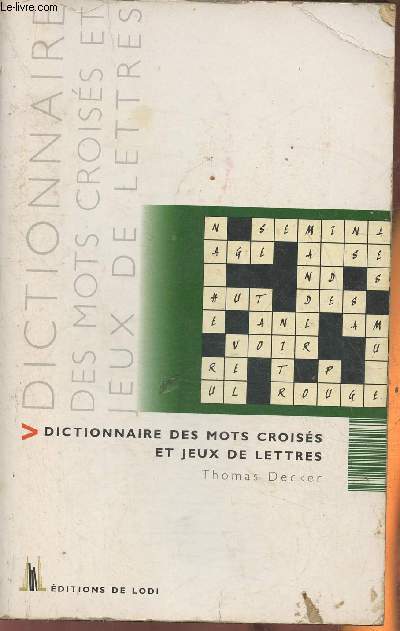 Lettra-dico- Dictionnaire des mots croiss & jeux de lettres pour trouver vite le mot-clef