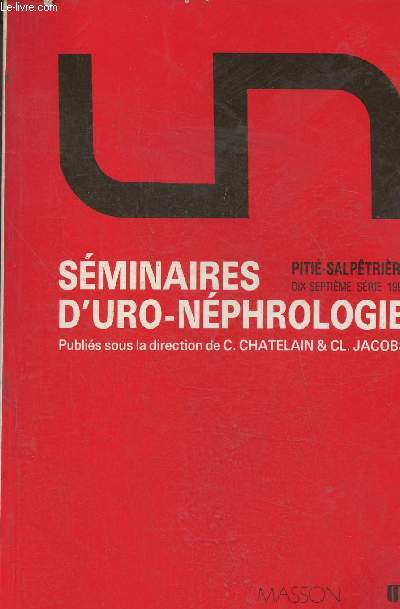 Sminaires d'uro-nephrologie- Piti-Salptrire- 17me srie