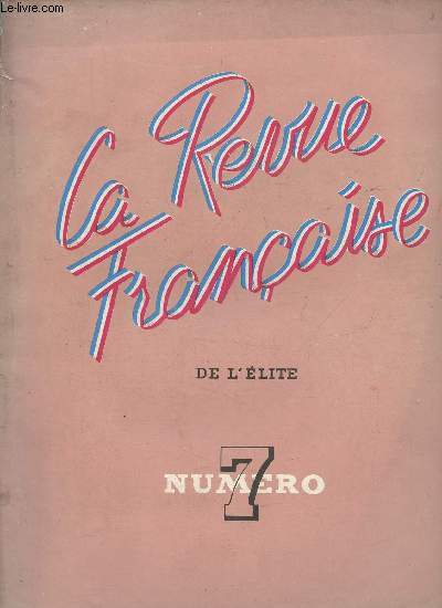 La revue Franaise de l'Elite n7 - 2e anne- 25 Avril 1948