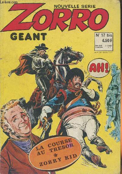 Zorro Gant nouvelle srie- n17 bis- Janvier-Mars 1979