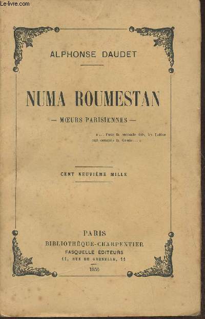 Num Roumestan- Moeurs parisiennes