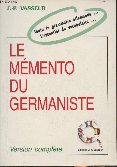 Le mmento du germaniste- Version complte