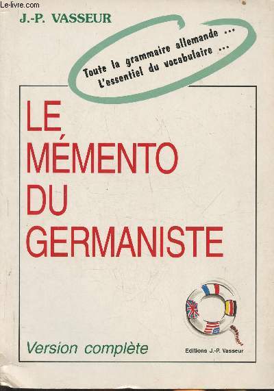 Le mmento du germaniste- Version complte