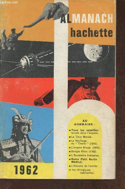 Almanach Hachette 1962