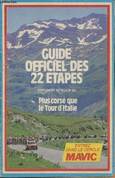 Guide officiel des 22 tapes- Supplment au vlo n201