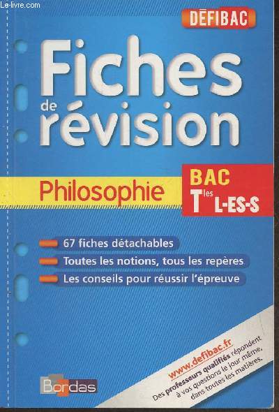 Fiches de rvision- Philosophie Bac Tles L-ES-S