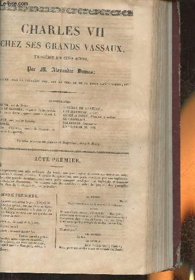 Charles VII chez ses grands vassaux- tragdie en 5 actes