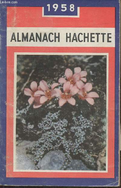 Almanach Hachette 1958