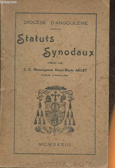 Statuts Synodaux- Diocce d'Angoulme