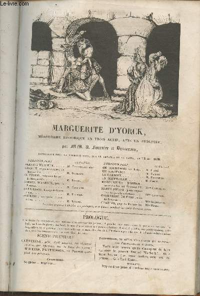 Marguerite d'Yorck- mlodrame historique en trois actes, avec un prologue