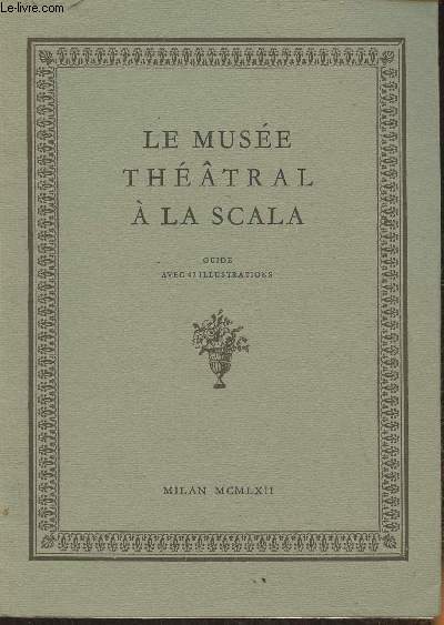 Le muse thtral  la Scala- guide