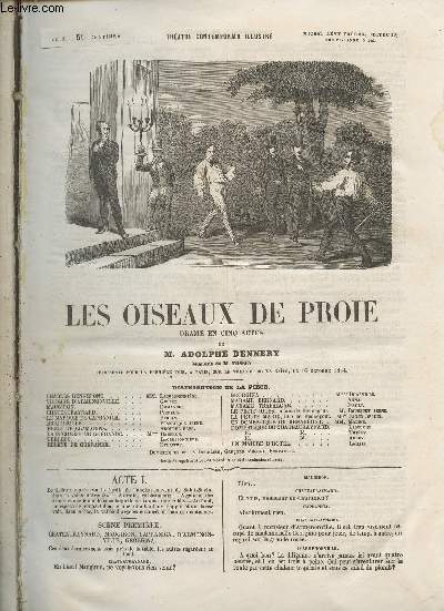 Les oiseaux de proie- Drame en 5 actes (Thtre contemporain illustr)