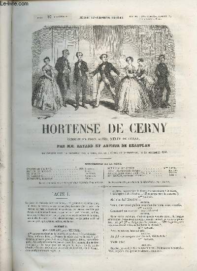 Hortense de Cerny- comdie en deux actes, mle de chant (Thtre contemporain illustr)