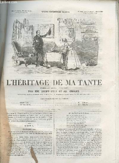 L'hritage de ma tante- Comdie-Vaudeville en un acte (Thtre contemporain illustr)