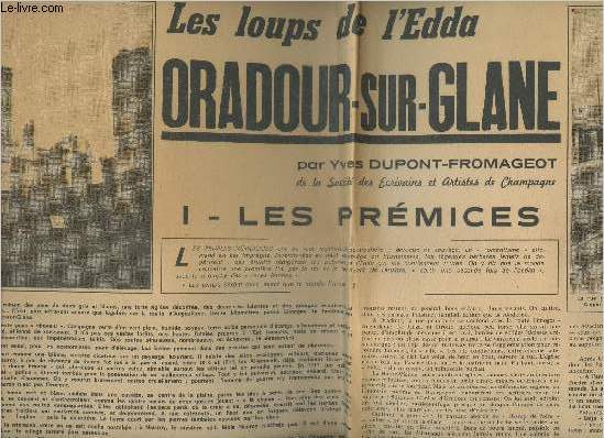 Les loups de l'Edda, Oradour-sur-Glane- 19-5-1972