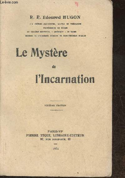 Le mystre de l'incarnation