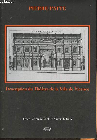 Description du Thtre de la ville de Vicence (Oeuvre d'Andr Palladio)