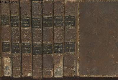 Thtre des auteurs du second ordre ou Recueil des tragdies et comdies restes au Thtre Franais- Comdies en Vers Tomes I  VII (7 volumes)