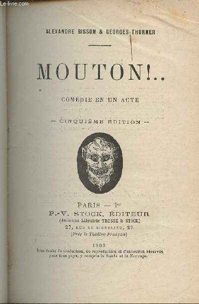 Mouton!..- Comdie en un acte