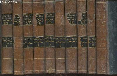Rpertoire gnral du Thtre Franais Tomes 52  61- Thtre du second ordre- Comdies en proses Tomes I  X (10 volumes)