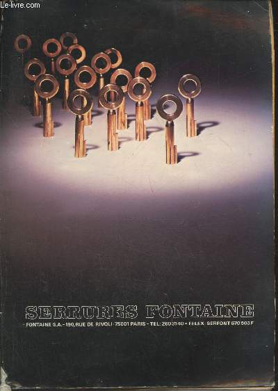 Catalogue- Serrures Fontaine