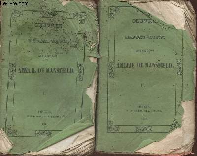 Amlie de Mansfield Tomes I et II (2 volumes)