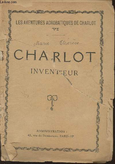Les aventures acrobatiques de Charlot VI: Charlot inventeur