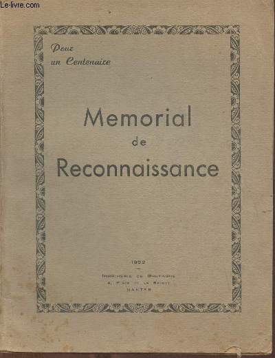 Memorial de reconnaissance