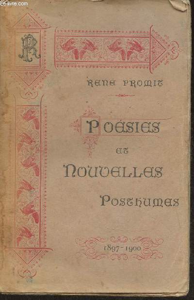 Posies et nouvelles posthumes 1897-1900