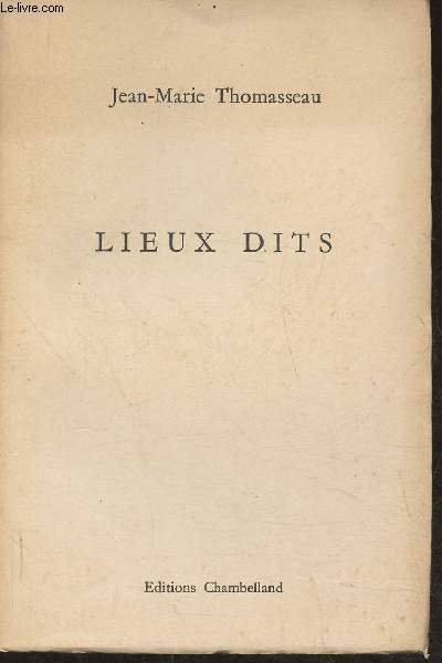 Lieux dits